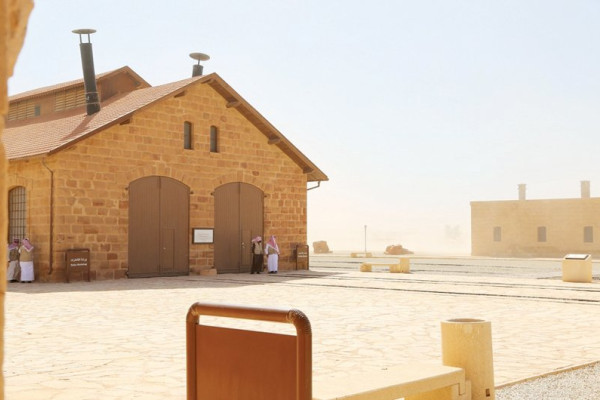 Hejaz Railway Museum in western Saudi Arabia