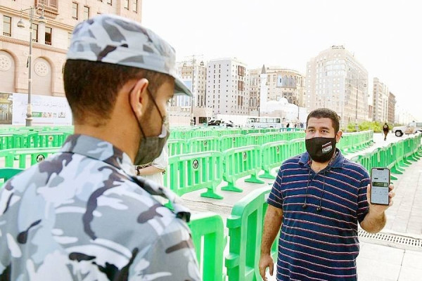 Electronic applications, services used to ensure security and safety of Two Holy Mosques visitors